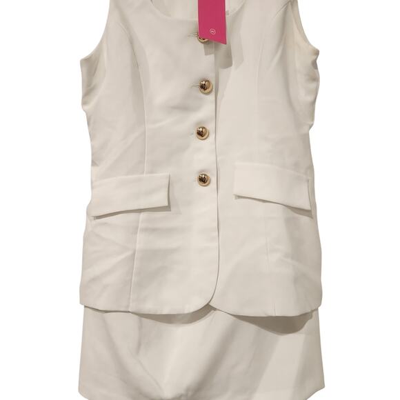 Amanda Uprichard Kya cream romper size XL - Picture 6 of 9